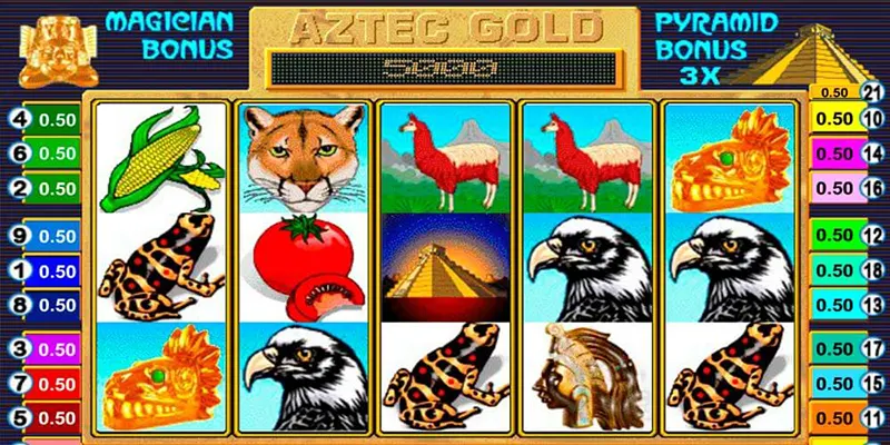 Игровой автомат Aztec Gold описание